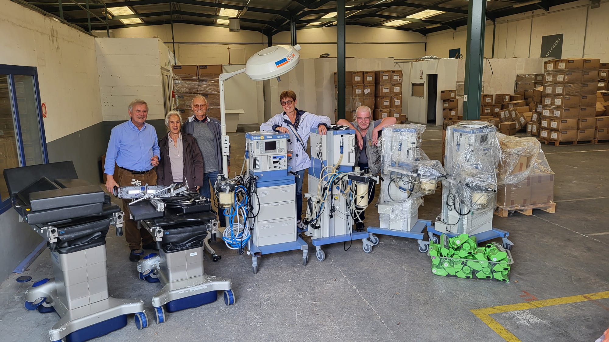 Don de l’hôpital Ambroise Paré à Neuilly juillet 2025