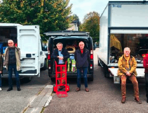 Article L’Est éclair : Un nouveau transport d’aide humanitaire pour Ouman, en Ukraine